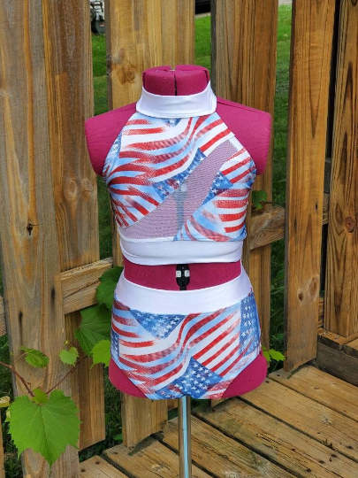 America the beautiful 2 Piece Youth Large